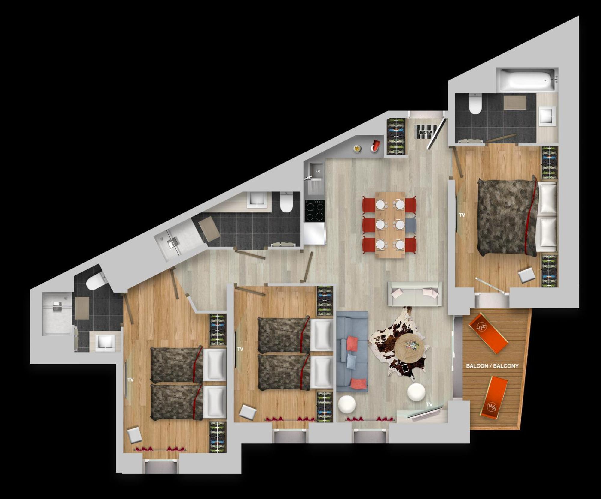 Montana Lodge Val Thorens Exterior foto